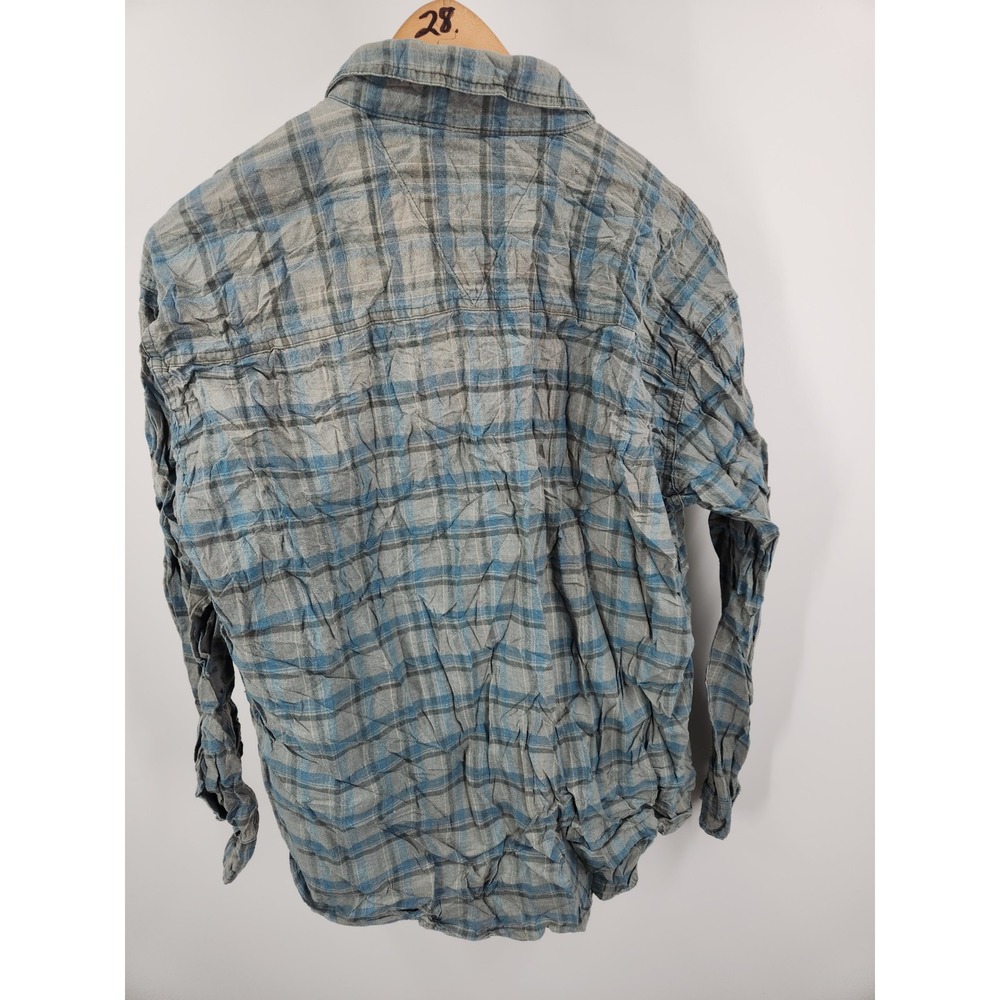 Canyon Outfitters Mens Plaid Long Sleeve Button Up Shirt Cotton Casual XL - Picture 6 of 6
